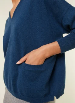 Maison Montagut Pull Court En Cachemire Avec Poche - Balba><noscript><img width=