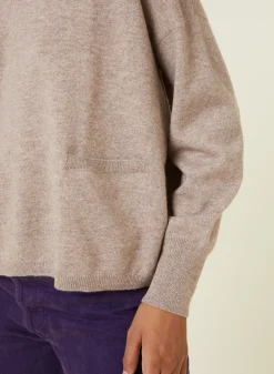 Maison Montagut Pull Court En Cachemire Avec Poche - Balba><noscript><img width=