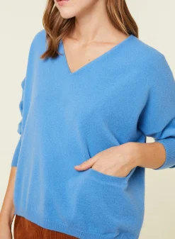 Maison Montagut Pull Court En Cachemire Avec Poche - Balba><noscript><img width=