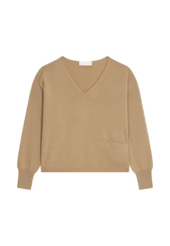 Maison Montagut Pull Court En Cachemire Avec Poche - Balba><noscript><img width=