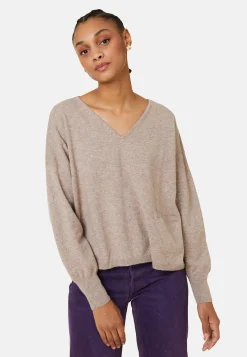 Maison Montagut Pull Court En Cachemire Avec Poche - Balba><noscript><img width=