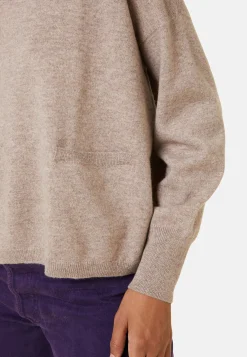 Maison Montagut Pull Court En Cachemire Avec Poche - Balba><noscript><img width=