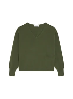 Maison Montagut Pull Court En Cachemire Avec Poche - Balba><noscript><img width=