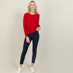 Maison Montagut Pull Court En Laine Merinos - Les Halles>Femme Pulls