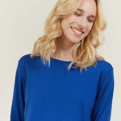 Maison Montagut Pull Court En Laine Merinos - Les Halles><noscript><img width=