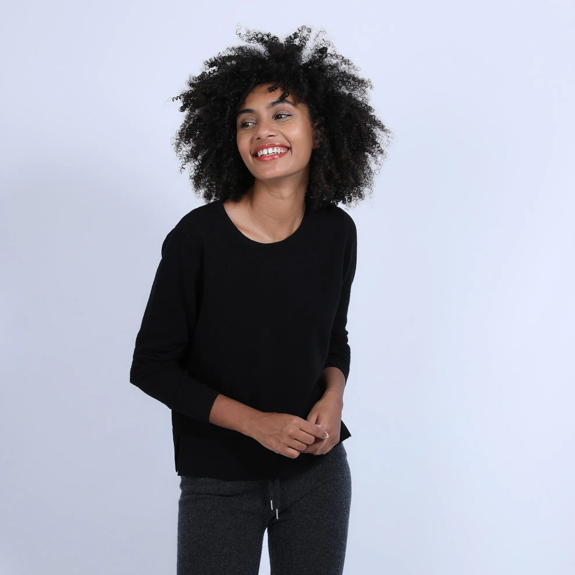 Maison Montagut Pull Court Fentes Cotes En Cachemire - Ophelie>Femme Pulls