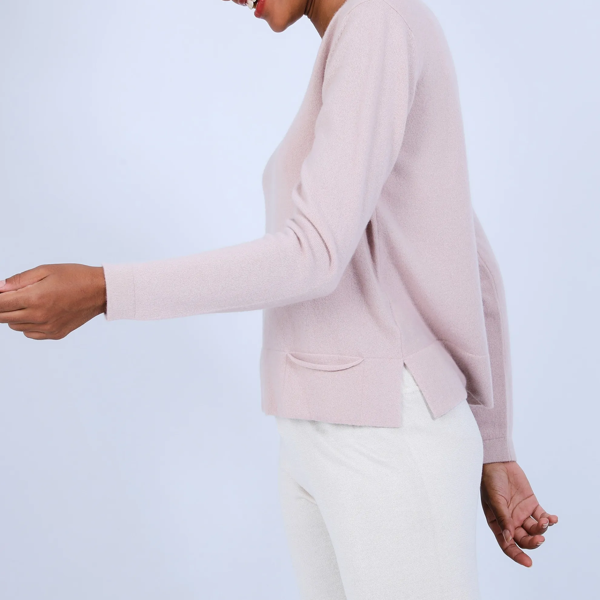 Maison Montagut Pull Court Fentes Cotes En Cachemire - Ophelie>Femme Pulls