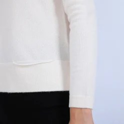 Maison Montagut Pull Court Fentes Cotes En Cachemire - Ophelie><noscript><img width=