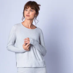 Maison Montagut Pull Court Fentes Cotes En Cachemire - Harmonie><noscript><img width=