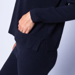 Maison Montagut Pull Court Fentes Cotes En Cachemire - Harmonie><noscript><img width=