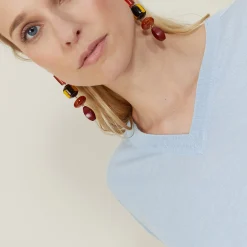 Maison Montagut Pull Emmanchures Marteau En Lin Cachemire - Bailen><noscript><img width=