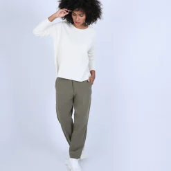 Maison Montagut Pull En Cachemire A Col Rond Boutons Dos - Becky><noscript><img width=