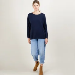 Maison Montagut Pull En Cachemire Boutonne Au Dos - Bahia><noscript><img width=