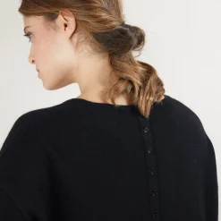 Maison Montagut Pull En Cachemire Boutonne Au Dos - Bahia><noscript><img width=