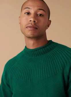 Maison Montagut Pull En Cachemire Col Avec Jeu De Mailles - Arman><noscript><img width=