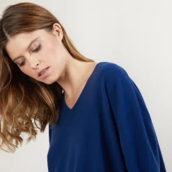 Maison Montagut Pull En Cachemire Col V Avec Fentes - Brendao><noscript><img width=