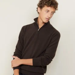 Maison Montagut Pull En Cachemire Col Zippe - Blaise><noscript><img width=