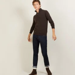 Maison Montagut Pull En Cachemire Col Zippe - Blaise><noscript><img width=