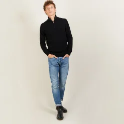 Maison Montagut Pull En Cachemire Col Zippe - Blaise><noscript><img width=