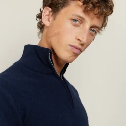 Maison Montagut Pull En Cachemire Col Zippe - Blaise><noscript><img width=