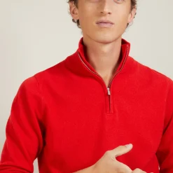 Maison Montagut Pull En Cachemire Col Zippe - Blaise><noscript><img width=