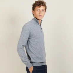 Maison Montagut Pull En Cachemire Col Zippe - Blaise><noscript><img width=