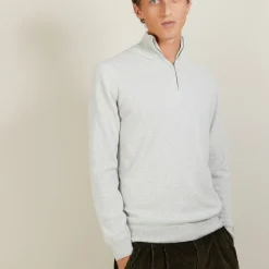 Maison Montagut Pull En Cachemire Col Zippe - Blaise><noscript><img width=