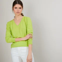 Maison Montagut Pull En Cachemire Lin - Blondie><noscript><img width=