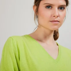 Maison Montagut Pull En Cachemire Lin - Blondie><noscript><img width=