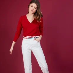 Maison Montagut Pull En Cachemire Lin - Blondie><noscript><img width=