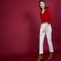 Maison Montagut Pull En Cachemire Lin - Blondie><noscript><img width=