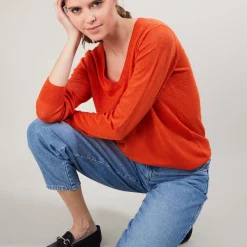 Maison Montagut Pull En Cachemire Lin - Blondie><noscript><img width=