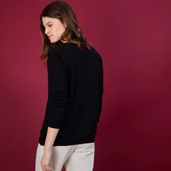 Maison Montagut Pull En Cachemire Lin - Blondie><noscript><img width=