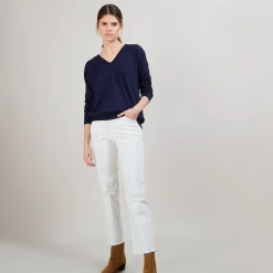 Maison Montagut Pull En Cachemire Lin - Blondie><noscript><img width=