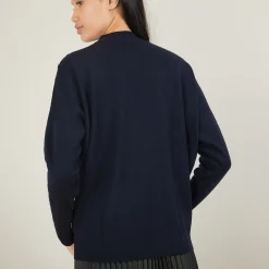 Maison Montagut Pull En Laine Boutons Epaule - Gipsy><noscript><img width=