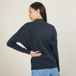 Maison Montagut Pull En Laine Boutons Epaule - Gipsy><noscript><img width=