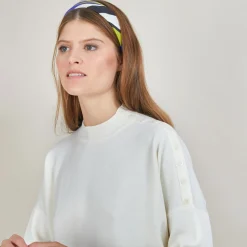 Maison Montagut Pull En Laine Boutons Epaule - Gipsy><noscript><img width=