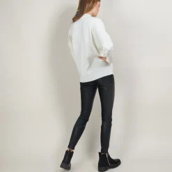 Maison Montagut Pull En Laine Boutons Epaule - Gipsy><noscript><img width=