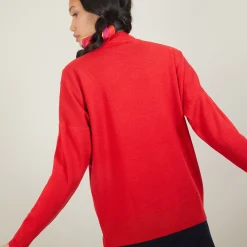 Maison Montagut Pull En Laine Boutons Epaule - Gipsy><noscript><img width=