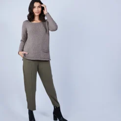 Maison Montagut Pull En Laine Et Soie Poche Avant - Bajira><noscript><img width=