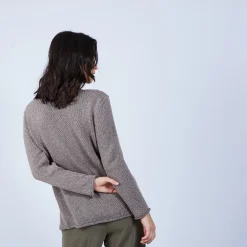 Maison Montagut Pull En Laine Et Soie Poche Avant - Bajira><noscript><img width=