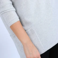 Maison Montagut Pull Large En Cachemire Boutonne Dans Le Dos - Osana><noscript><img width=