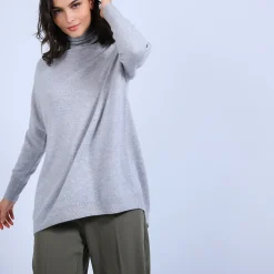 Maison Montagut Pull Large En Cachemire Col Roule - Bouda><noscript><img width=