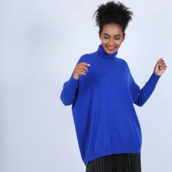 Maison Montagut Pull Large En Cachemire Col Roule - Bouda><noscript><img width=