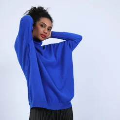 Maison Montagut Pull Large En Cachemire Col Roule - Bouda><noscript><img width=