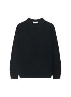 Maison Montagut Pull Maille Gaufree En Laine Et Cachemire - Fall>Homme Pulls