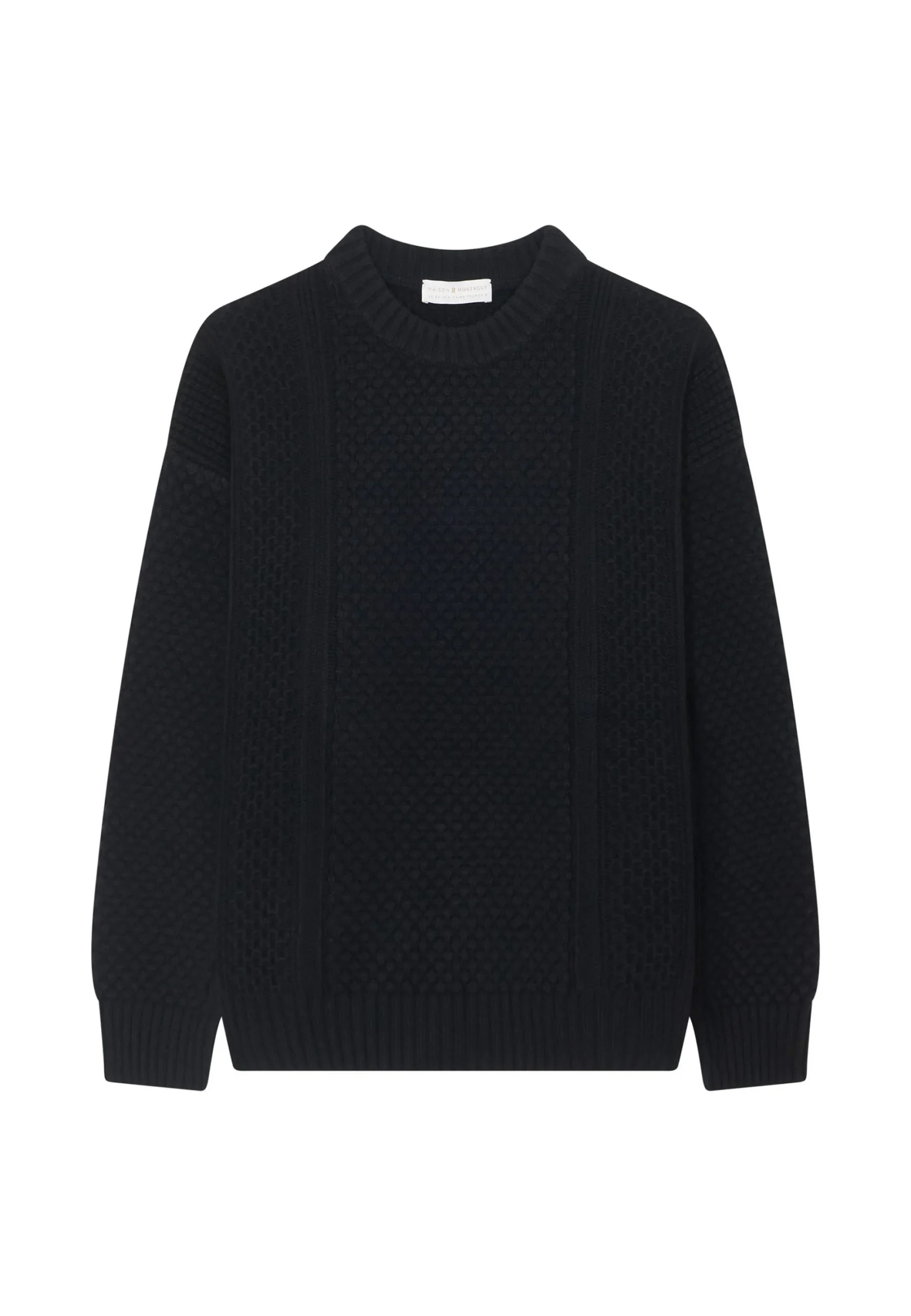 Maison Montagut Pull Maille Gaufree En Laine Et Cachemire - Fall>Homme Pulls