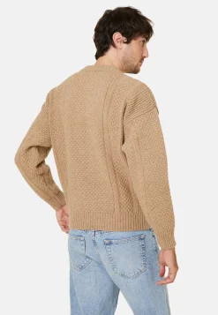 Maison Montagut Pull Maille Gaufree En Laine Et Cachemire - Fall><noscript><img width=