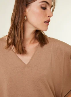 Maison Montagut Pull Manches Chauve-Souris En Laine Merinos - Boxe><noscript><img width=