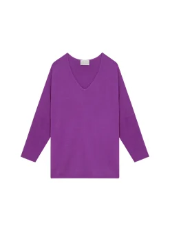 Maison Montagut Pull Manches Chauve-Souris En Laine Merinos - Boxe><noscript><img width=